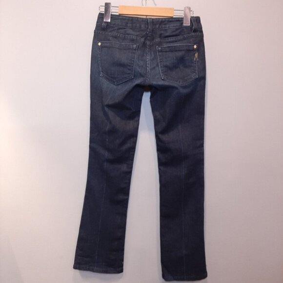 Marciano Low Rise Jeans Slim Straight Leg Dark Wash Denim Womens Size 25 Blue - Picture 8 of 13